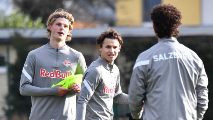 Brenden Aaronson consigue su primera titularidad en Bundesliga con Salzburg