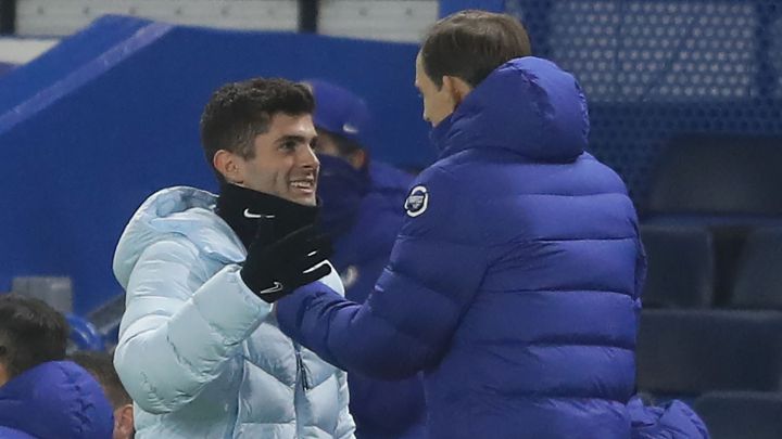 Pulisic fue suplente en el primer partido de la Era Tuchel con Chelsea