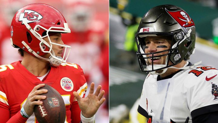 Tom Brady y Patrick Mahomes
