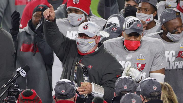 Bruce Arians con los Buccaneers