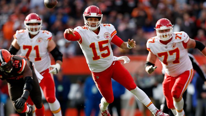 Patrick Mahomes con los Chiefs