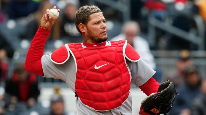 Yadier Molina con los Cardinals