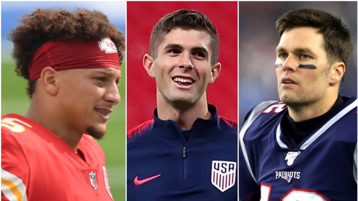 Christian Pulisic se decanta entre Patrick Mahomes y Tom Brady