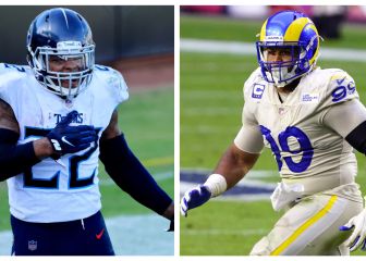 Derrick Henry y Aaron Donald, los mejores Jugadores del Año