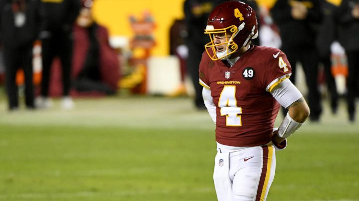 Taylor Heinicke con el Washington Football Team