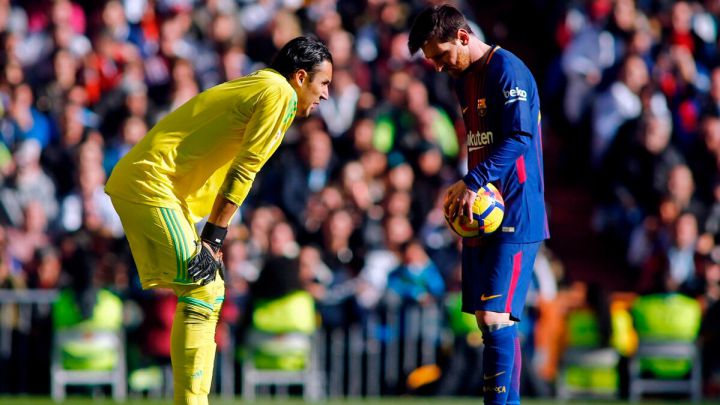 Lionel Messi y el Barça, principales verdugos de Keylor Navas