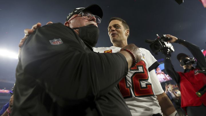 Tom Brady y Bruce Arians