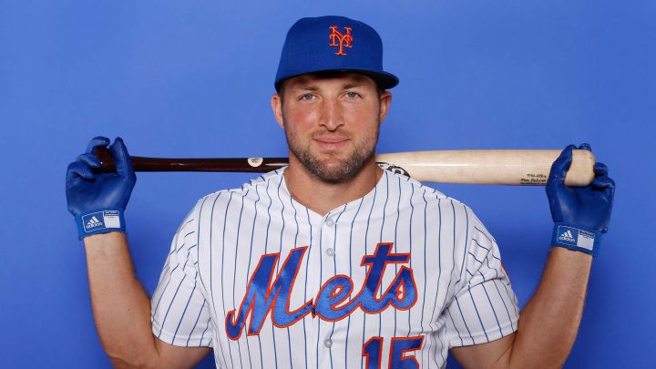 Tim Tebow con los Mets