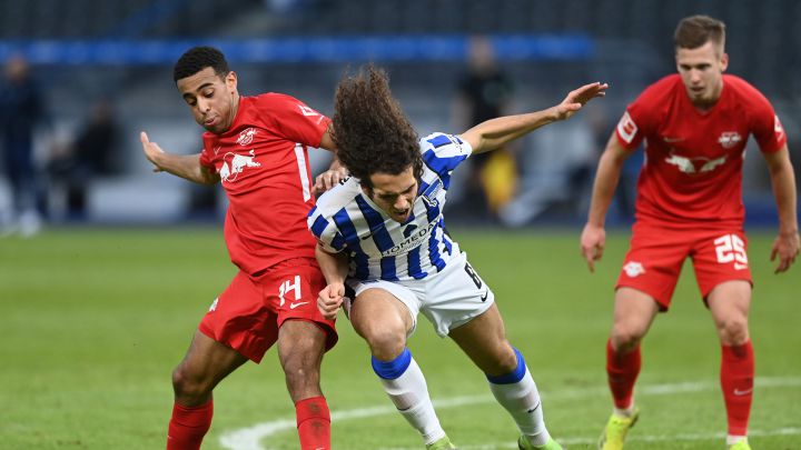 Tyler Adams asiste en la goleada del Leipzig ante el Hertha Berlin