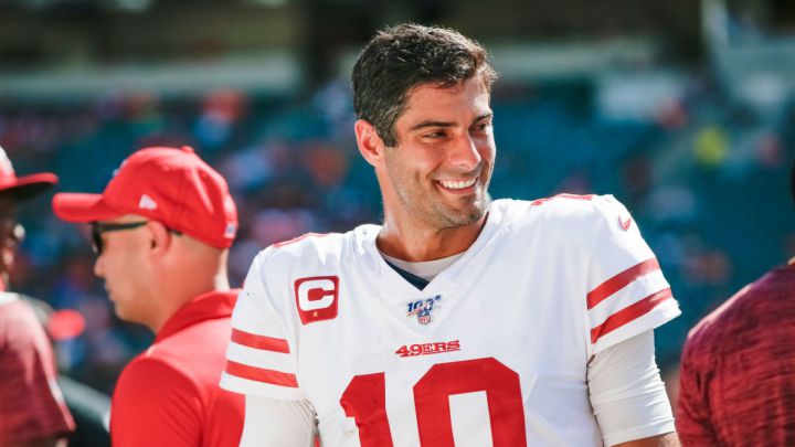 Jimmy Garoppolo con los 49ers