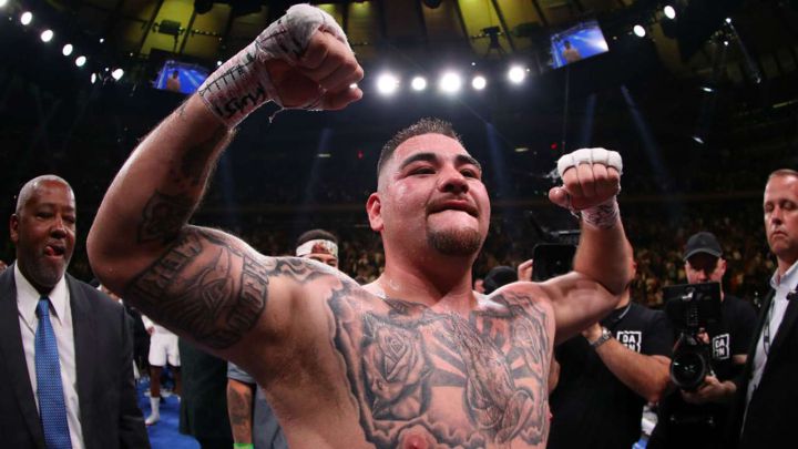 El imponente cambio físico de Andy Ruiz tras entrenar con Canelo