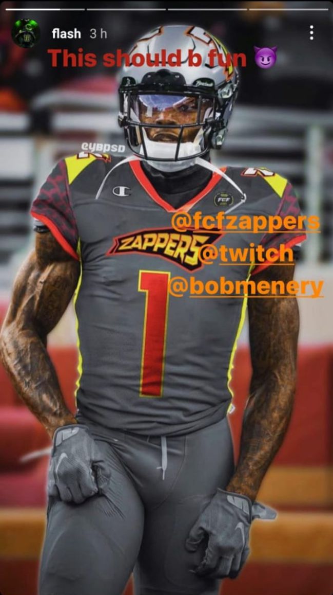 Josh Gordon con los Zappers