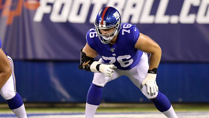 Nate Solder con los Giants