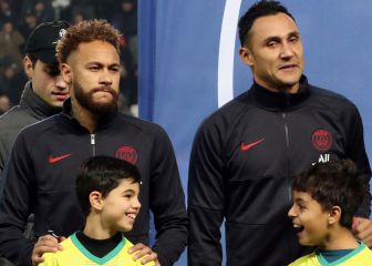 Keylor Navas vence a Neymar en juego de agilidad mental