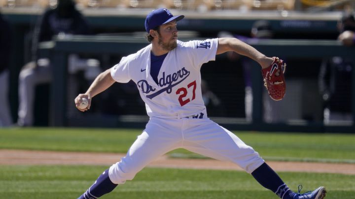 Trevor Bauer con los Dodgers
