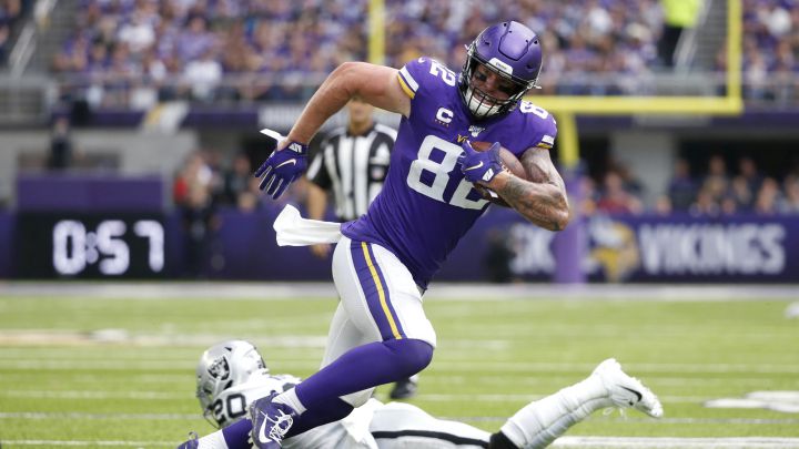 Kyle Rudolph con los Vikings