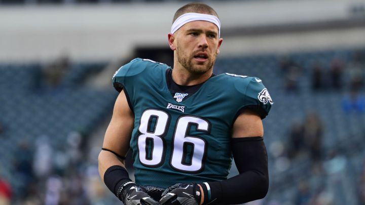 Zach Ertz con los Eagles