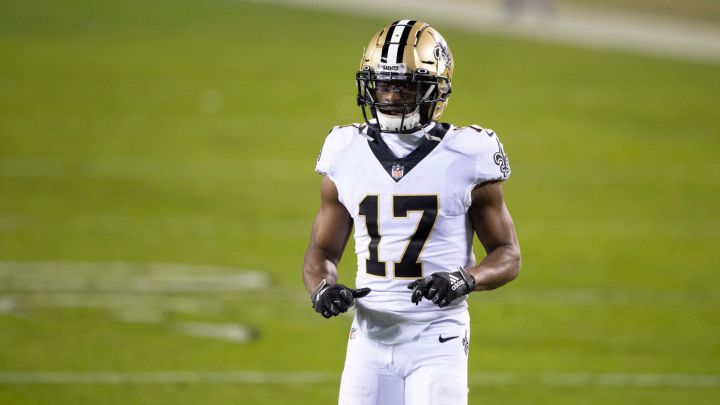 Emmanuel Sanders con los Saints