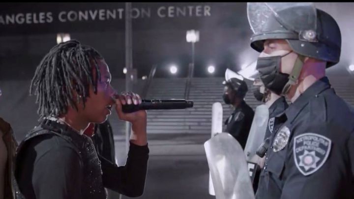 Lil Baby lanza fuerte mensaje a Joe Biden con su presentación en los Premios Grammy