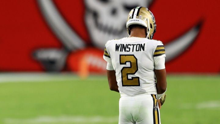 Jameis Winston con los Saints