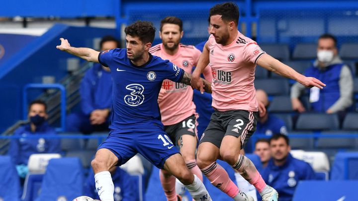 El estadounidense fue titular y jugó 83 minutos del partido de cuartos de final entre Chelsea y Sheffield United, que terminó con triunfo y clasificación a semifinales para el conjunto blue.