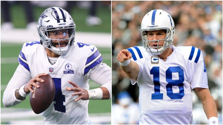 Dak Prescott y Peyton Manning