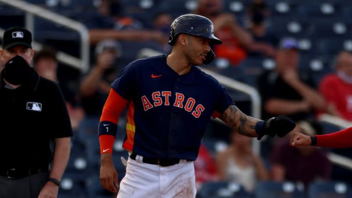 Calos Correa con los Astros