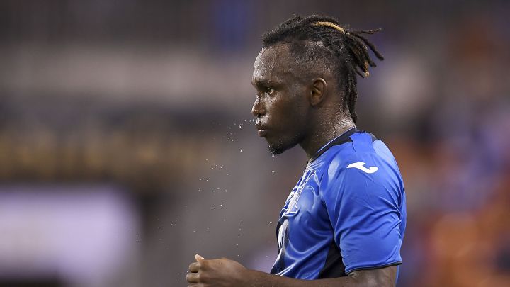 Alberth Elis en un partido disputado con la Selección de Honduras