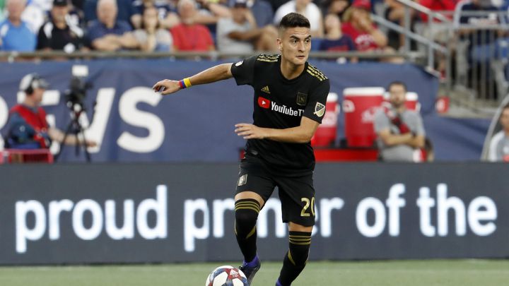 Eduard Atuesta en partido de MLS con el LAFC