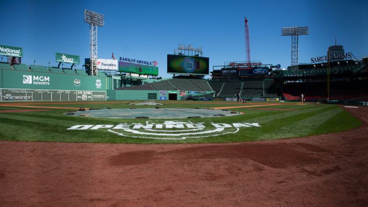 Panorámica de Fenway Park previo al Opening Day