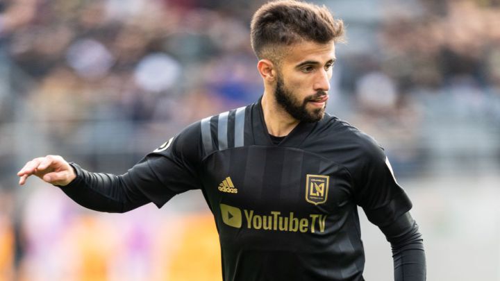 Diego Rossi en partido de temporada MLS con el LAFC