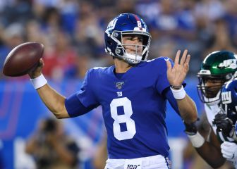 Daniel Jones reune a sus compañeros para entrenar