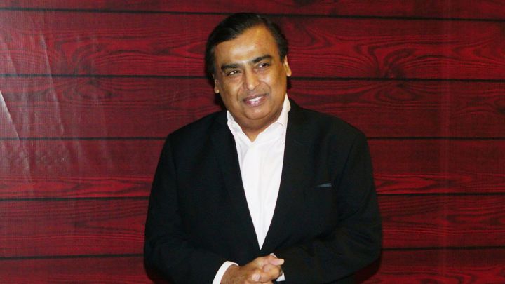 Mukesh Ambani en evento