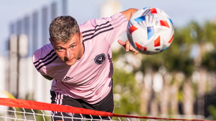 Matías Pellegrini en entrenamiento para el Inter Miami