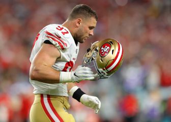Nick Bosa se recupera de lesión de rodilla