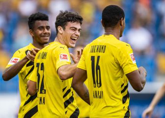 Gio Reyna y la asistencia de victoria para el Dortmund