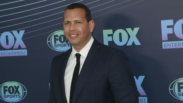 Alex Rodrígez en alformbra roja de Fox Sports