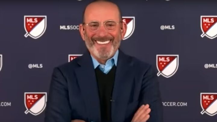 Don Garber en bienvenida a la conferencia de prensa para el arranque de la temporada 2021 de la MLS.