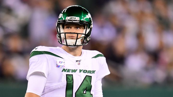 Sam Darnold con los Jets