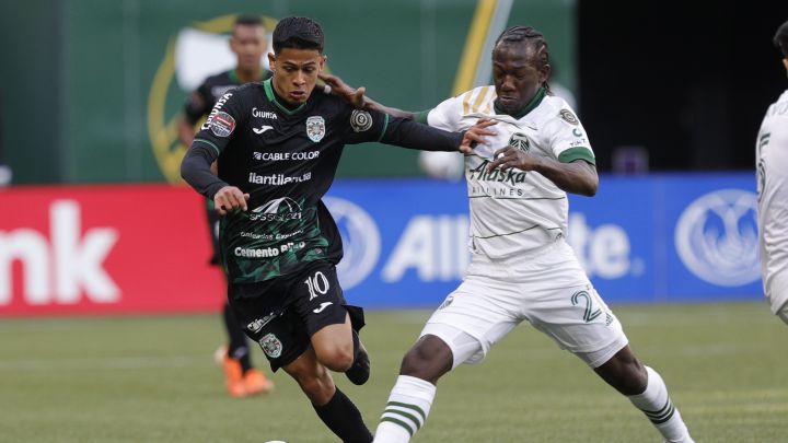 Marathón y Portland Timbers en acción durante el partido del pasado martes.