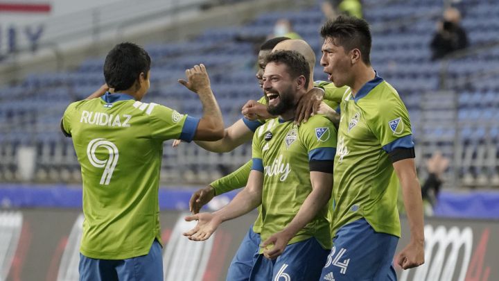 Joao Paulo celebra su gol ante Minnesota United.