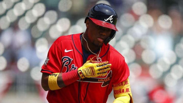 Ronald Acuña con los Braves