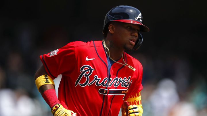 Ronald Acuña con los Braves