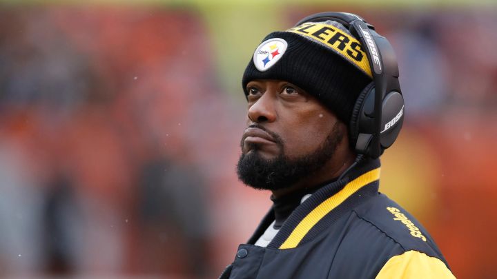 Mike Tomlin con los Steelers