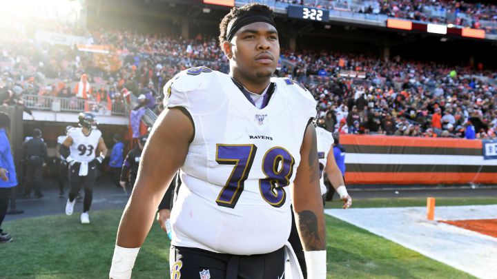 Orlando Brown Jr. con los Ravens