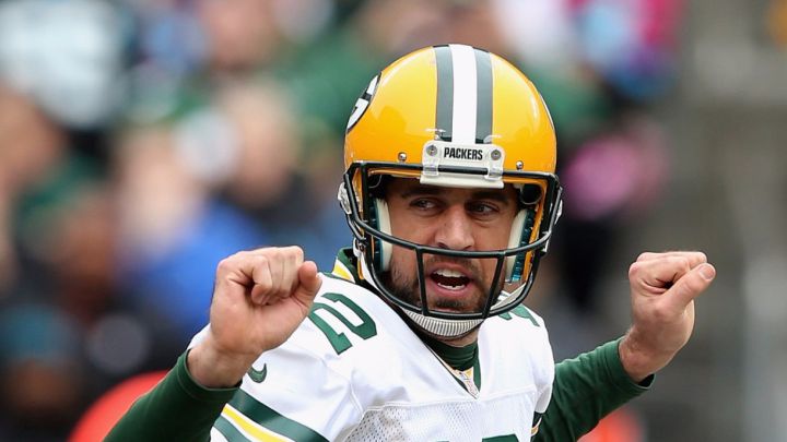 Aaron Rodgers con los Packers