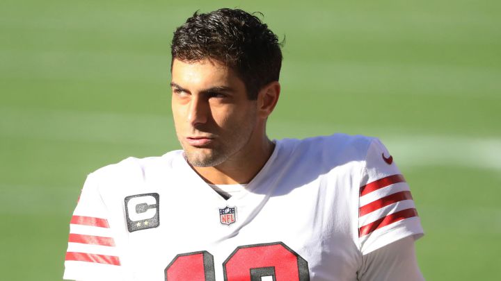 Jimmy Garoppolo con los 49ers