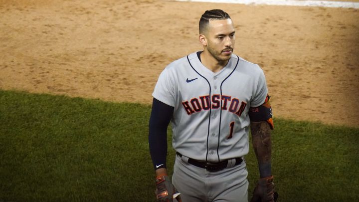 Carlos Correa con los Astros