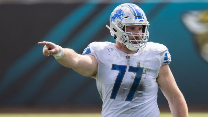 Frank Ragnow con los Lions