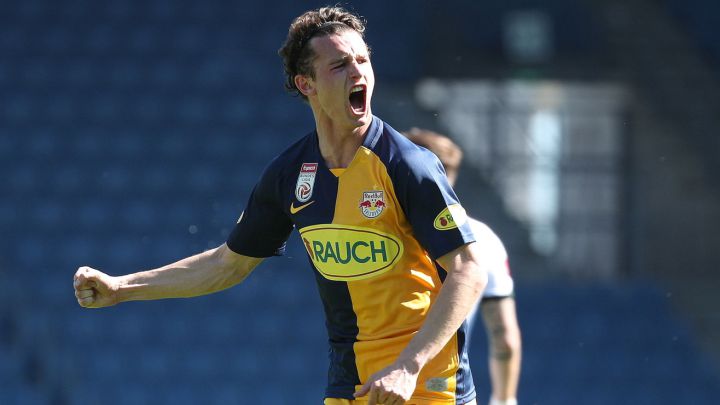 Brenden Aaronson hizo doblete que acerca a RB Salzburg al título